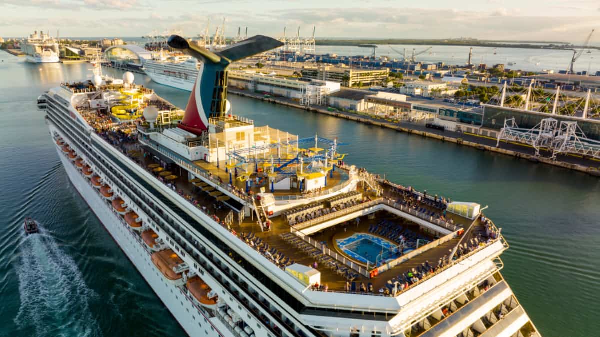 Carnival Cruise Ship in Miami