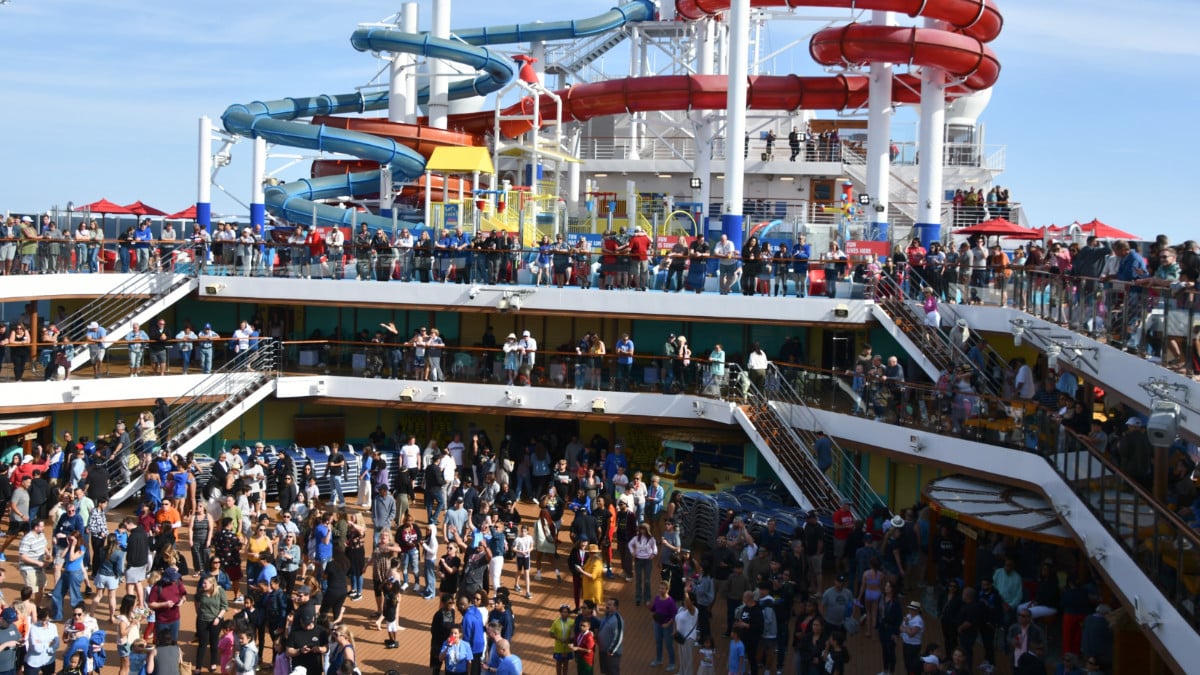 Carnival Cruise Line Deck Party