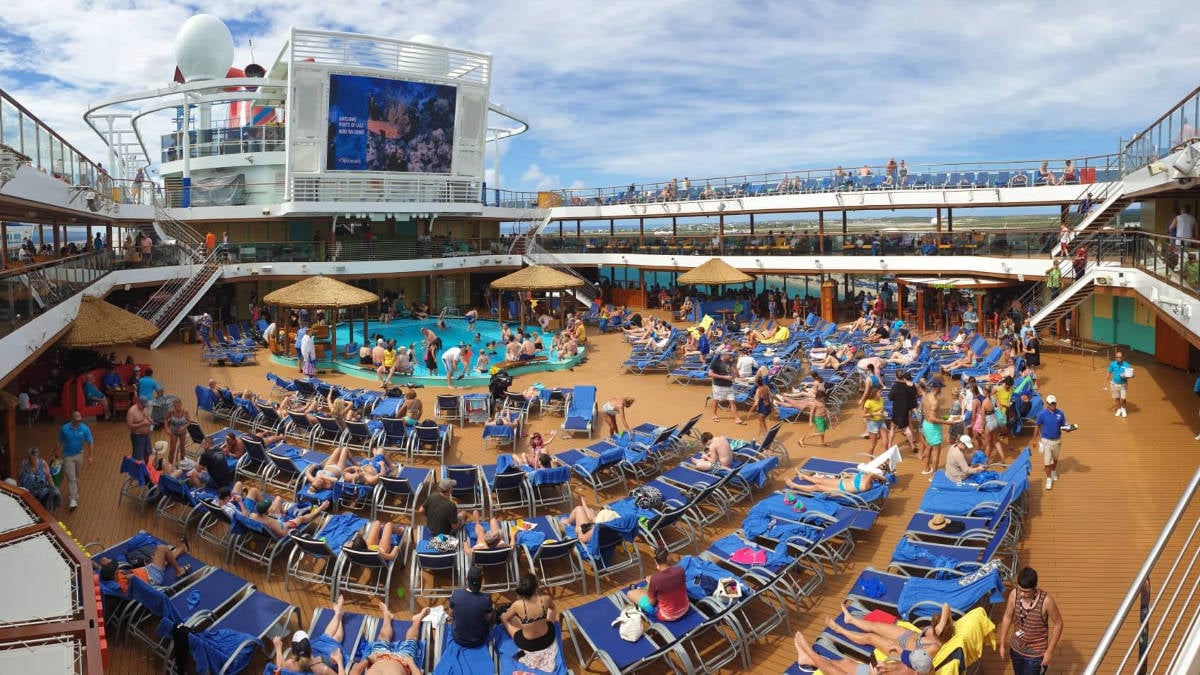 Carnival Cruise Line Lido Deck