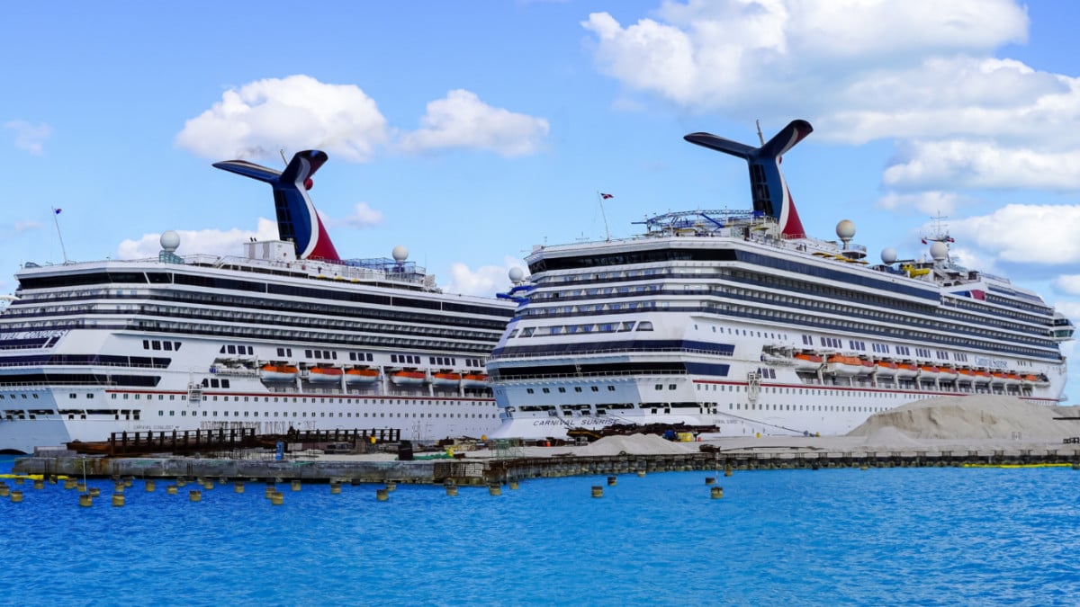 Two Carnival Cruise Ships