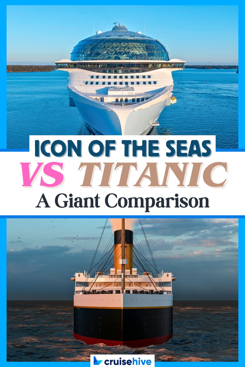 Icon of the Seas vs Titanic