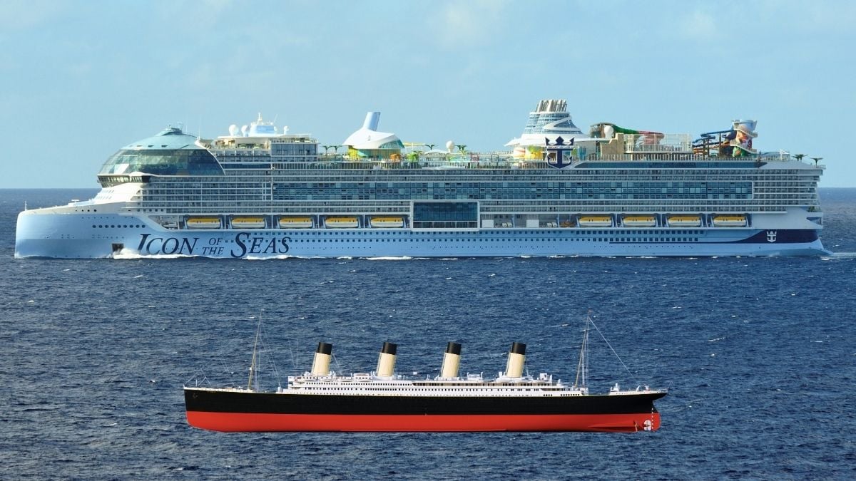 Icon of the Seas vs Titanic