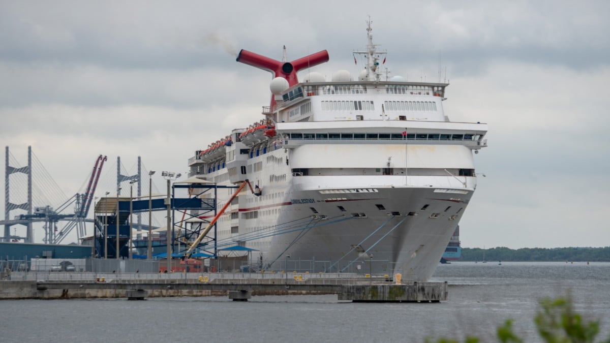 Carnival Cruise Ship in Jacksonville, Florida