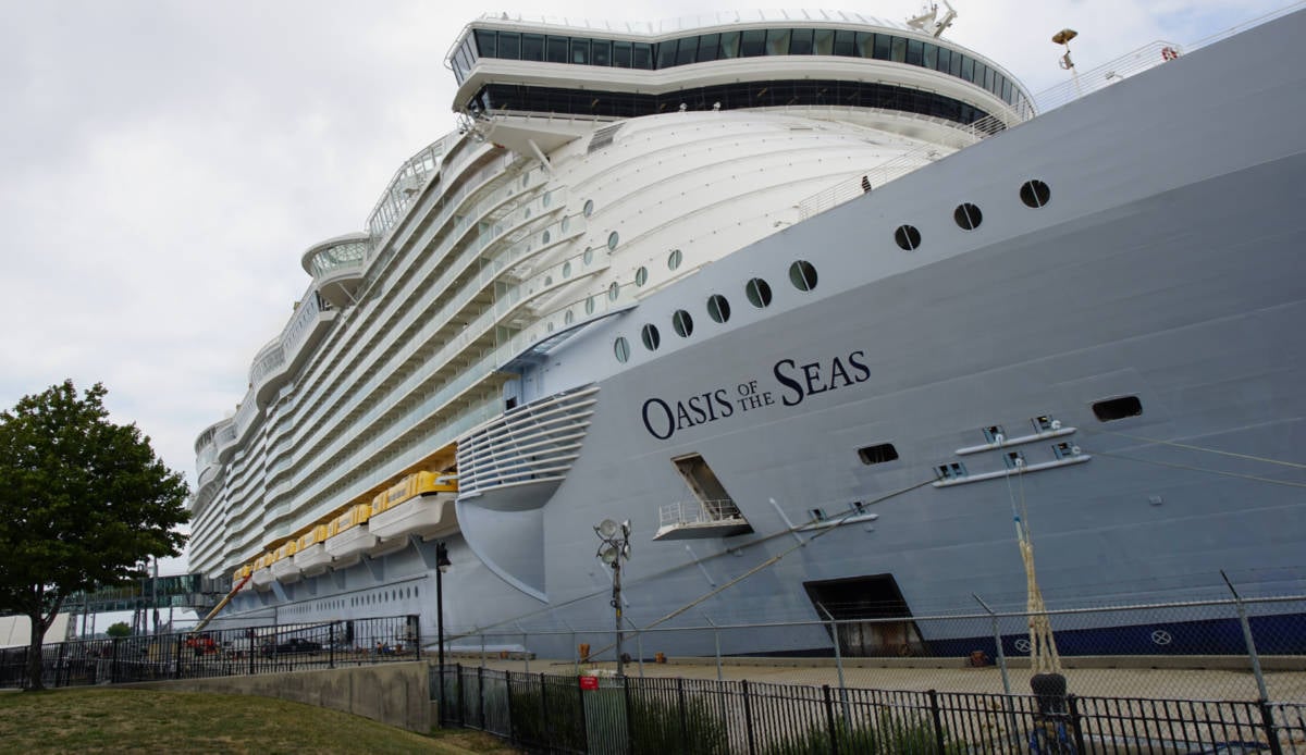Oasis of the Seas Docked at Cape Liberty