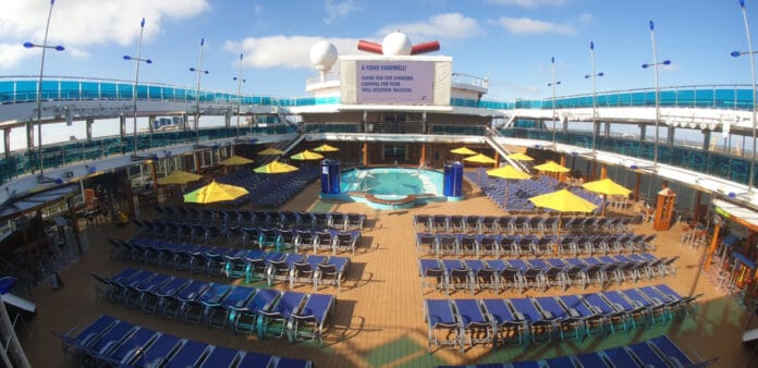 Cruise Ship Lido Deck