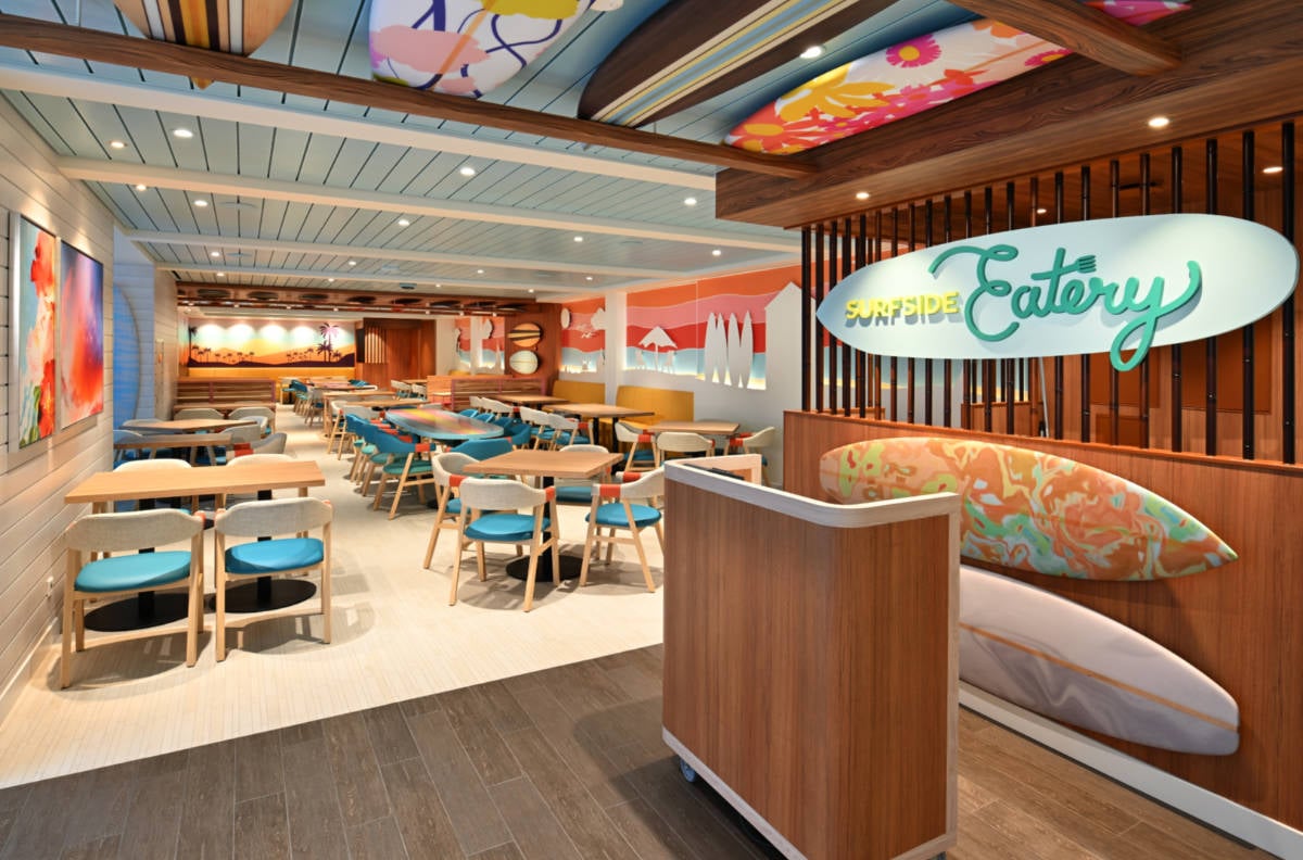 Surfside Eatery on Icon of the Seas