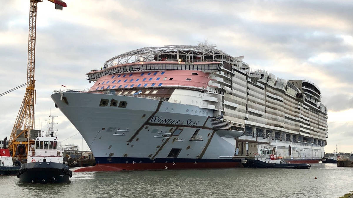 Wonder of the Seas Construction
