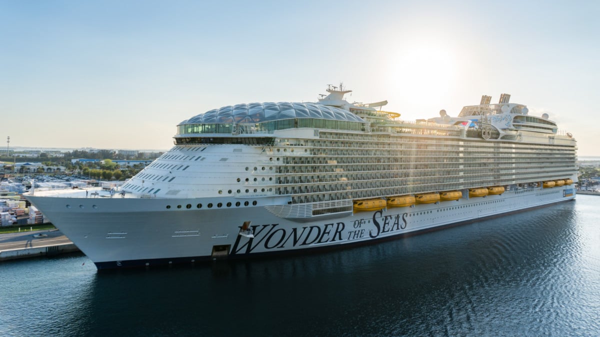 Royal Caribbean's Wonder of the Seas Cruise Ship